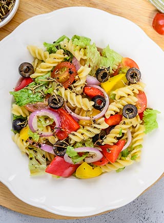 Rainbow Pasta Salad